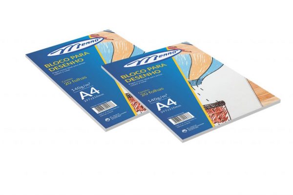 BLOCO PARA DESENHO A4 140g/m²