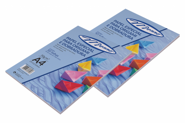 PAPEL ESPECIAL PARA ORIGAMI E DOBRADURA A4