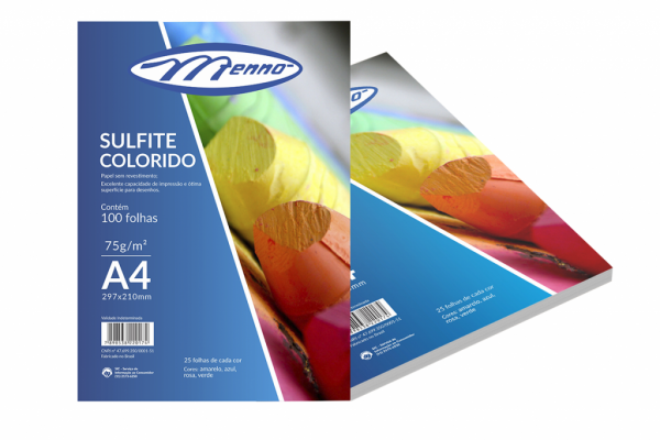 PAPEL SULFITE COLORIDO 75g