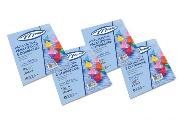 PAPEL ESPECIAL PARA ORIGAMI E DOBRADURA