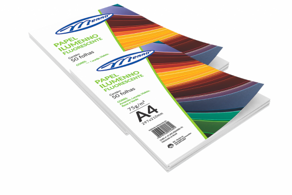 PAPEL ILUMENNO FLUORESCENTE 75 g/m²