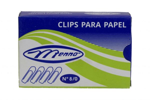 CLIPS PARA PAPEL Nº 8/0